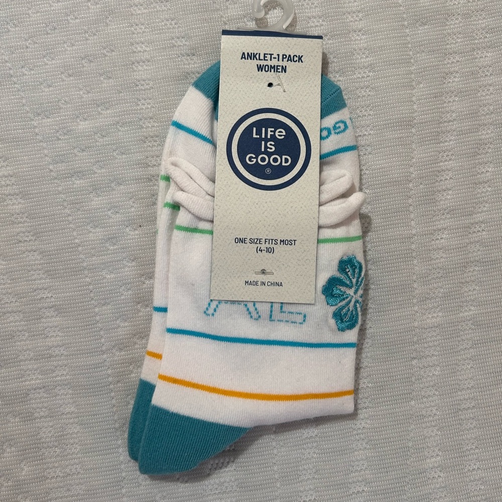 Life Is Good Women's ‘Aloha’ Ankle Socks